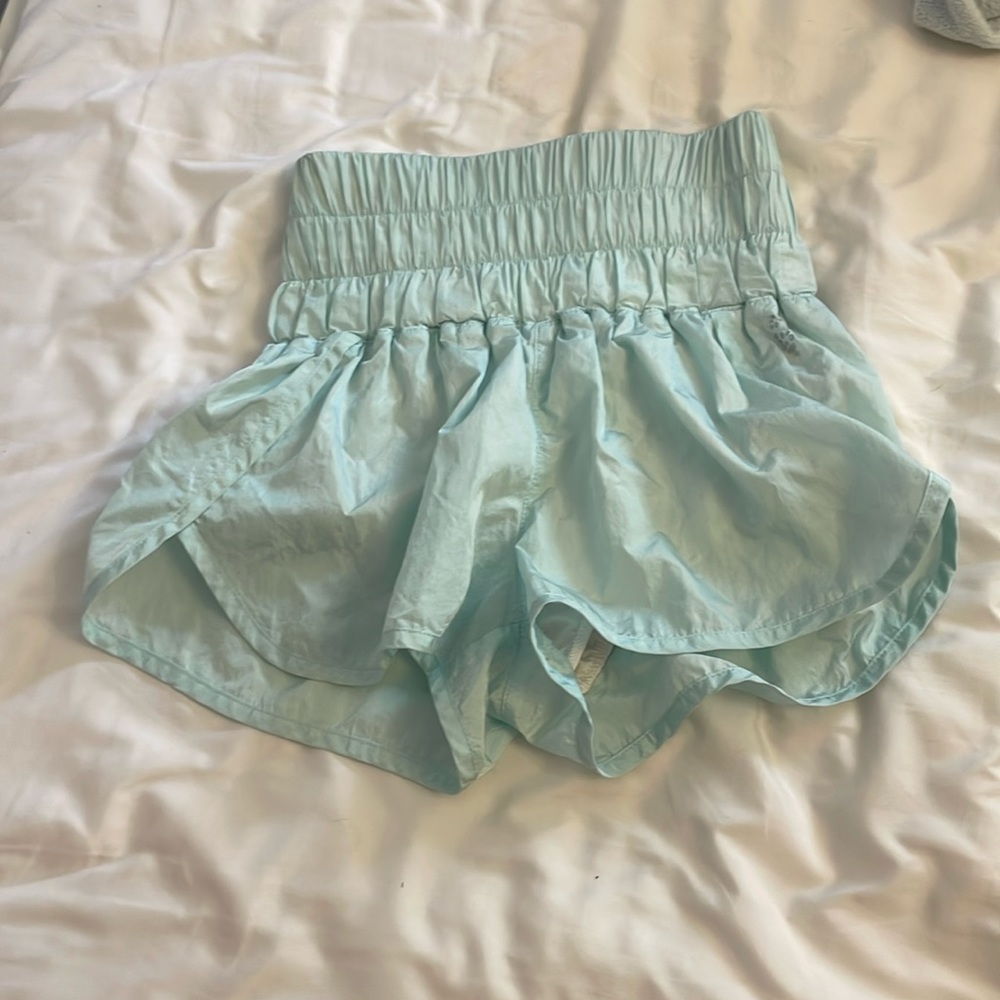XS mint green FP MOVEMENT shorts